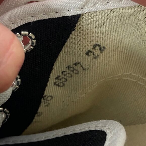 Kit Black White Round Toe Lace Up Sneakers Size 36 EU or US Size 6 Shoes Retro - Picture 9 of 9